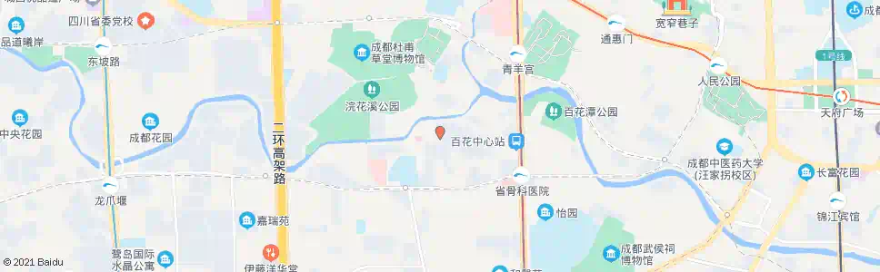 成都百卉路_公交站地图_成都公交_妙搜公交查询2025