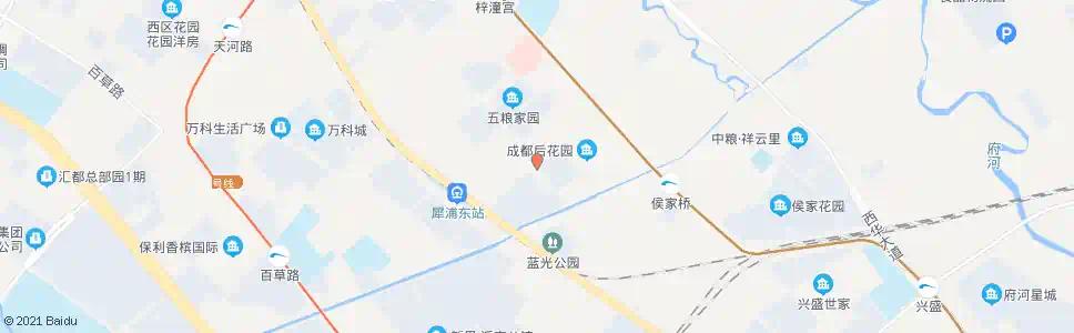 成都华都大道东_公交站地图_成都公交_妙搜公交查询2025