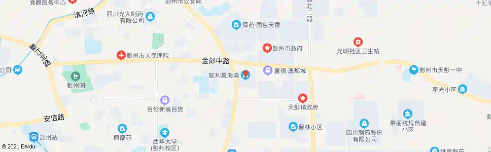 成都航利星海湾_公交站地图_成都公交_妙搜公交查询2025
