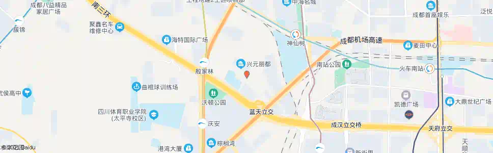 成都新义路南_公交站地图_成都公交_妙搜公交查询2025