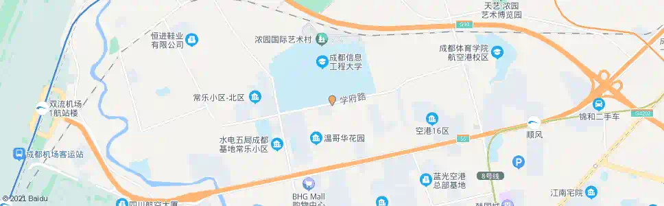 成都学府路一段_公交站地图_成都公交_妙搜公交查询2025