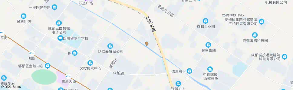 成都檬柏路_公交站地图_成都公交_妙搜公交查询2025