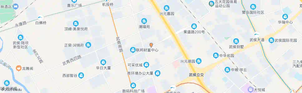 成都武科东四路_公交站地图_成都公交_妙搜公交查询2025