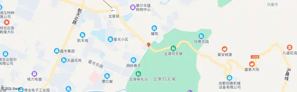 成都桃花沟_公交站地图_成都公交_妙搜公交查询2025