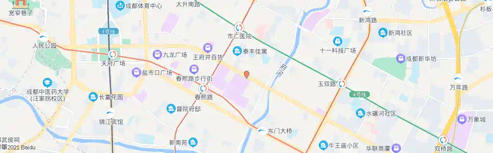 成都大慈寺_公交站地图_成都公交_妙搜公交查询2025