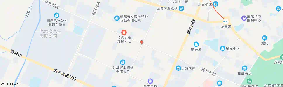 成都西干道龙一环路口_公交站地图_成都公交_妙搜公交查询2025