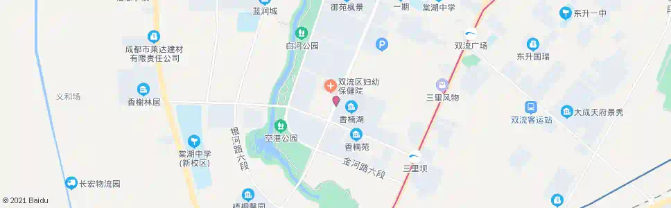 成都香楠湖(妇幼保健院)_公交站地图_成都公交_妙搜公交查询2025