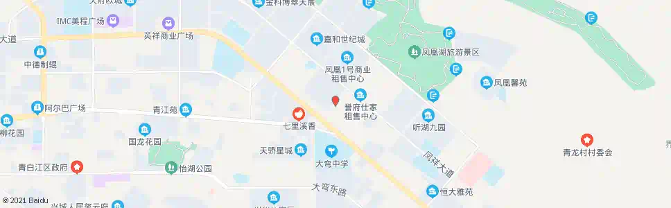 成都凤凰路南_公交站地图_成都公交_妙搜公交查询2025