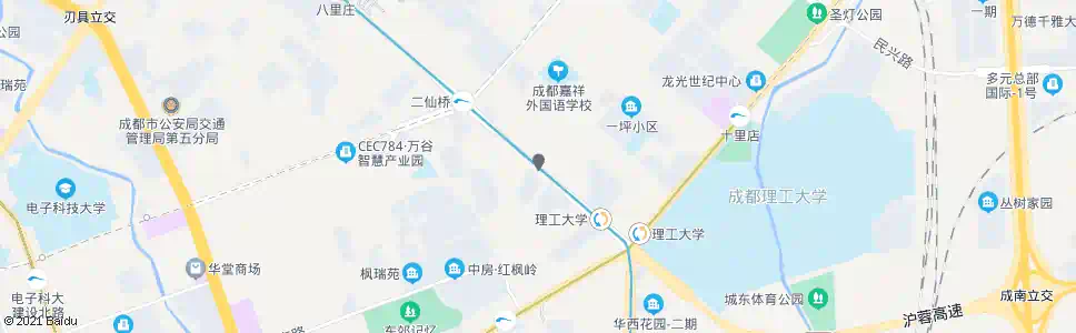 成都二仙桥东路_公交站地图_成都公交_妙搜公交查询2025
