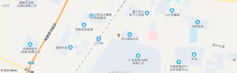 成都综保北站_公交站地图_成都公交_妙搜公交查询2025