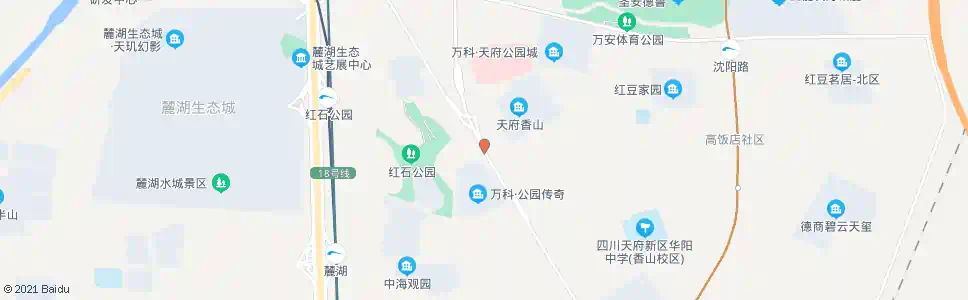 成都香江_公交站地图_成都公交_妙搜公交查询2025