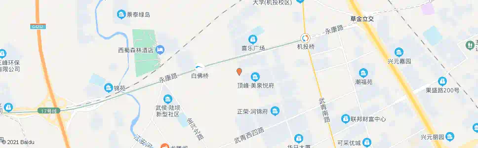 成都武兴五路南_公交站地图_成都公交_妙搜公交查询2025
