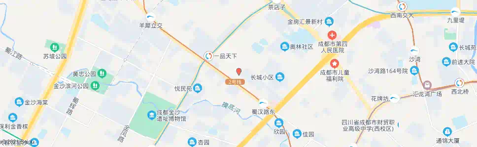 成都蜀通西街_公交站地图_成都公交_妙搜公交查询2025
