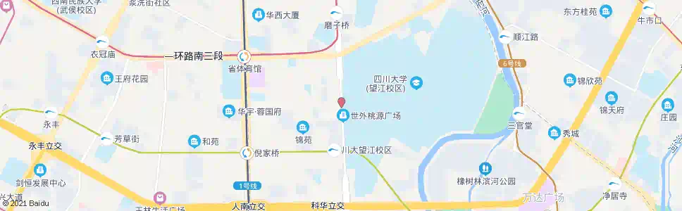 成都磨子村_公交站地图_成都公交_妙搜公交查询2025
