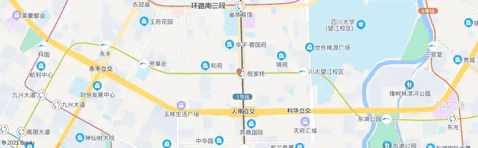 成都倪家桥_公交站地图_成都公交_妙搜公交查询2025