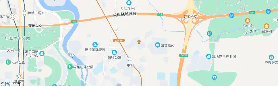 成都中和大道公交站_公交站地图_成都公交_妙搜公交查询2025