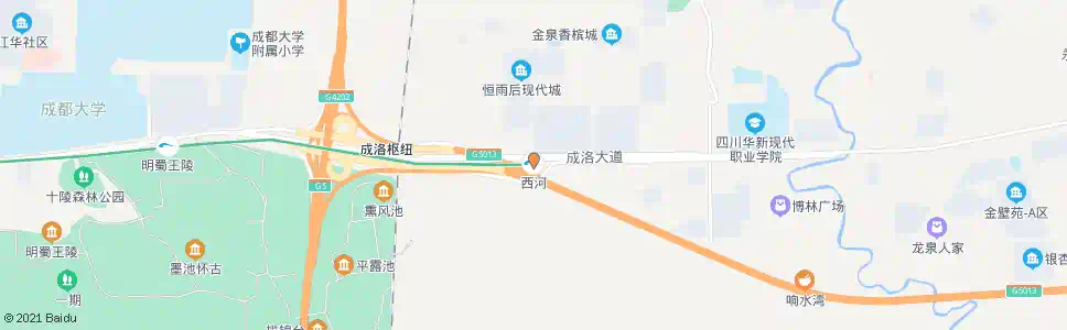 成都西河站_公交站地图_成都公交_妙搜公交查询2025