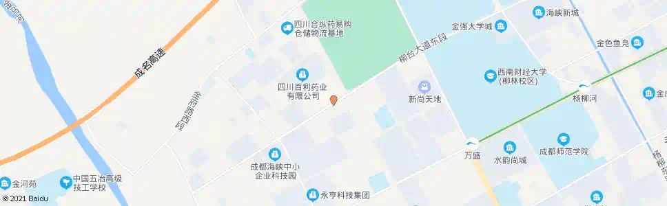 成都柳台路_公交站地图_成都公交_妙搜公交查询2025