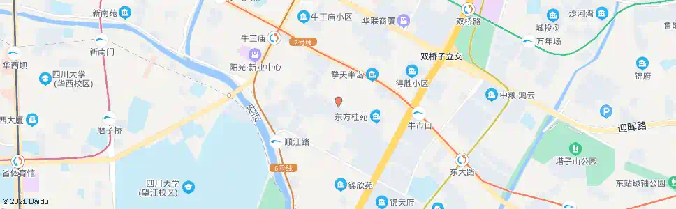 成都莲花北路东_公交站地图_成都公交_妙搜公交查询2025