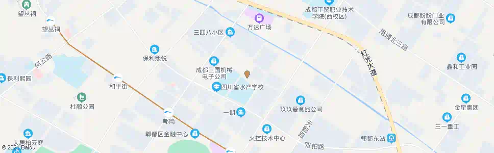 成都一里东路西段_公交站地图_成都公交_妙搜公交查询2025