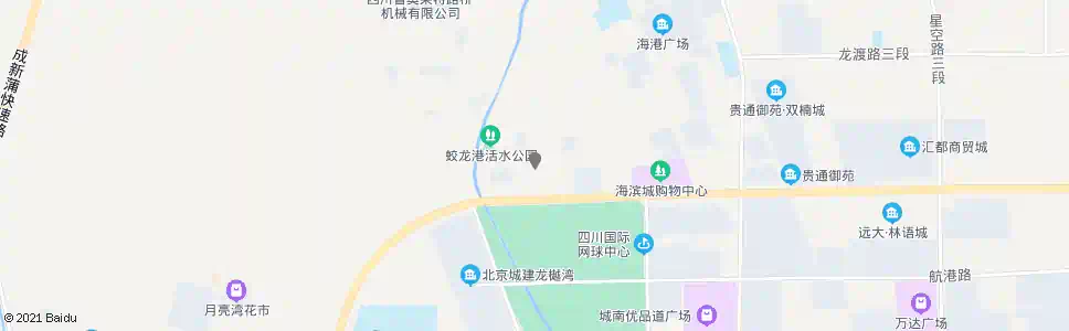 成都蛟龙港黄海路中_公交站地图_成都公交_妙搜公交查询2025