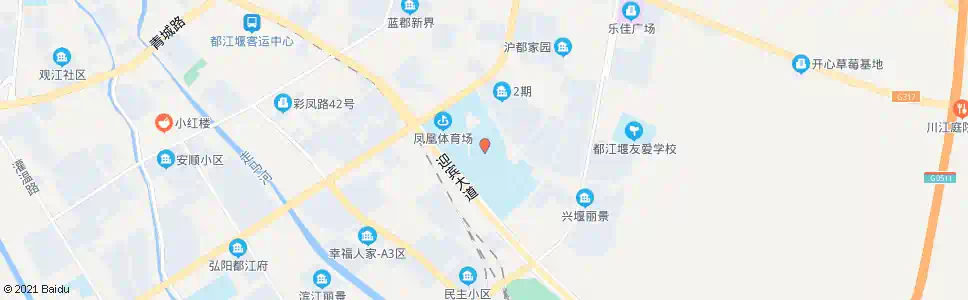 成都都江堰中学_公交站地图_成都公交_妙搜公交查询2025