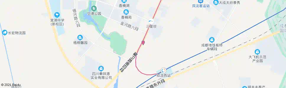 成都双流职教中心_公交站地图_成都公交_妙搜公交查询2025