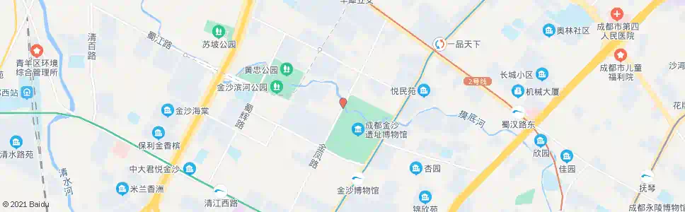 成都金凤路北_公交站地图_成都公交_妙搜公交查询2025