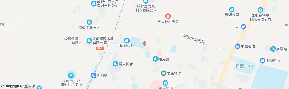 成都现代制造职校_公交站地图_成都公交_妙搜公交查询2025