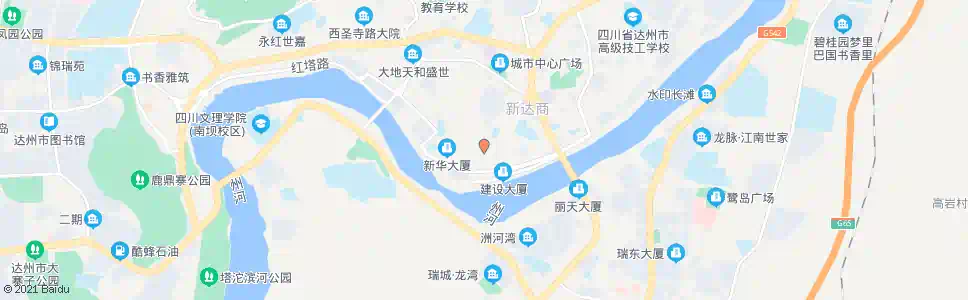 达州门诊部_公交站地图_达州公交_妙搜公交查询2025