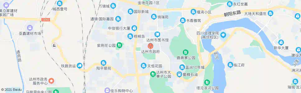 达州县政府_公交站地图_达州公交_妙搜公交查询2025