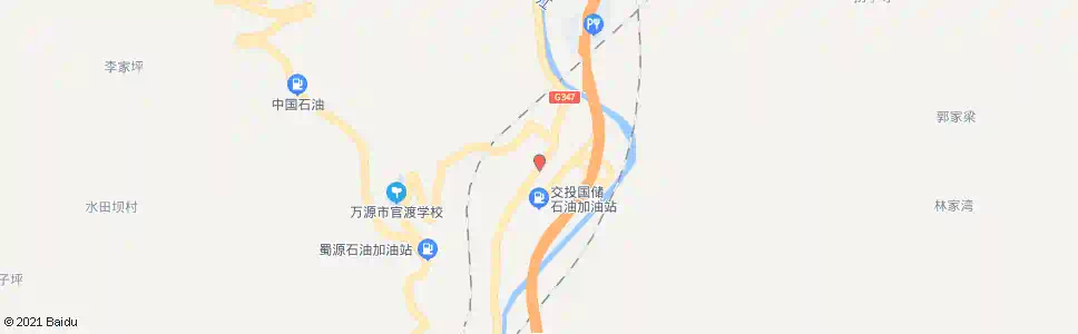 达州北外镇政府_公交站地图_达州公交_妙搜公交查询2025