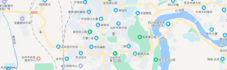 达州农业发展银行_公交站地图_达州公交_妙搜公交查询2025