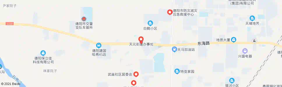 德阳天元镇政府_公交站地图_德阳公交_妙搜公交查询2025