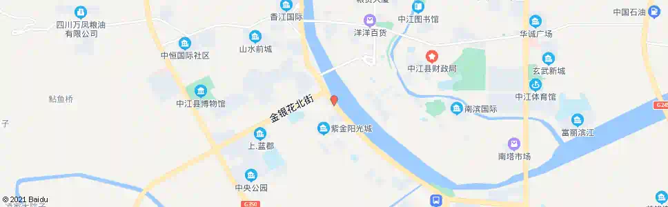 德阳恒达路口(北行)_公交站地图_德阳公交_妙搜公交查询2025