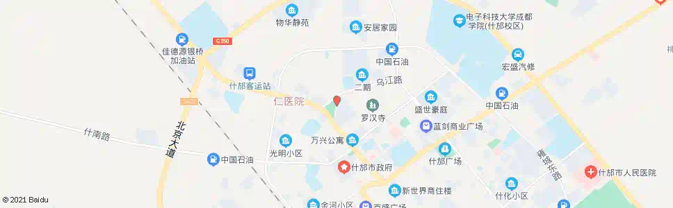 德阳茗都茶楼_公交站地图_德阳公交_妙搜公交查询2025