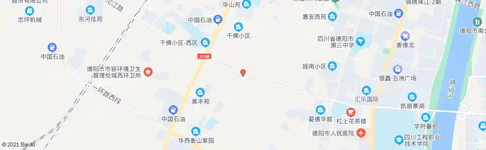 德阳沱江西路_公交站地图_德阳公交_妙搜公交查询2025