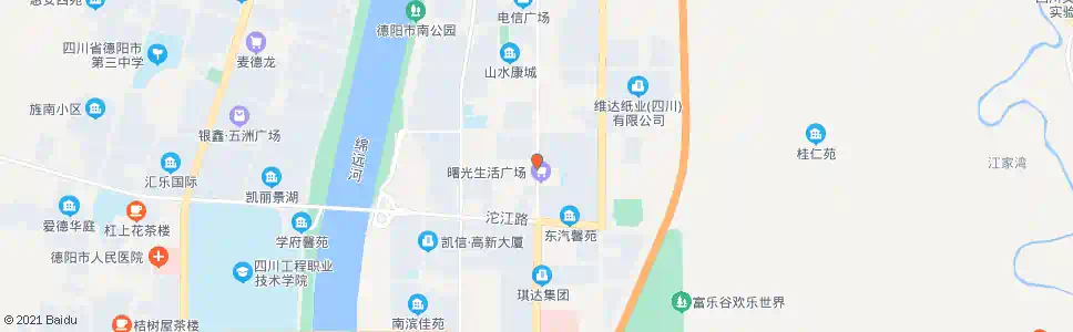 德阳庐山路三段_公交站地图_德阳公交_妙搜公交查询2025