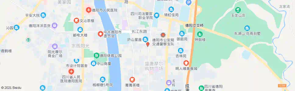 德阳国税局(北海路)_公交站地图_德阳公交_妙搜公交查询2025