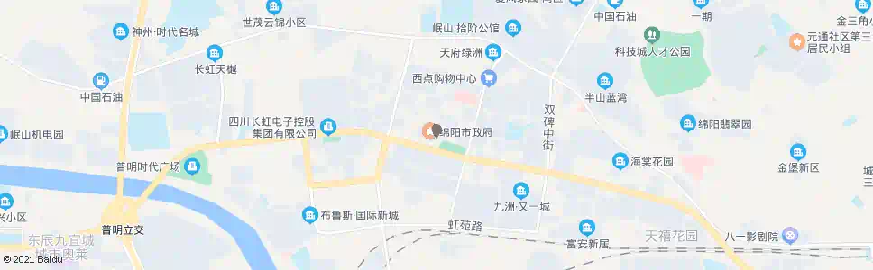 德阳东桥_公交站地图_德阳公交_妙搜公交查询2025