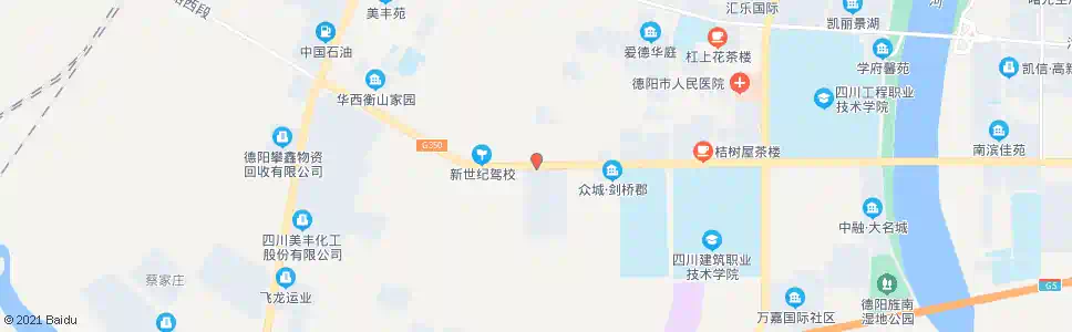 德阳金鑫公司_公交站地图_德阳公交_妙搜公交查询2025