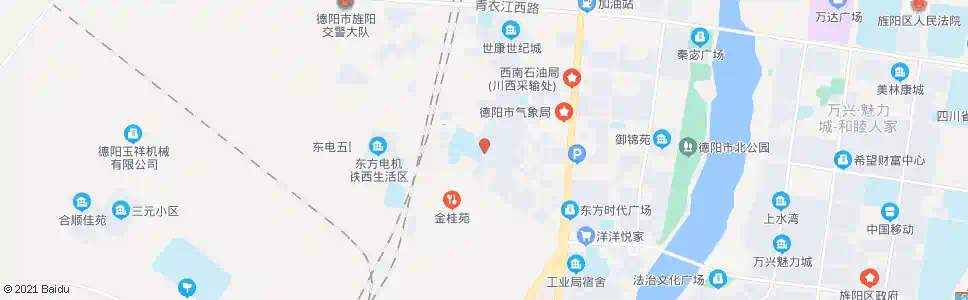 德阳东电中学_公交站地图_德阳公交_妙搜公交查询2025