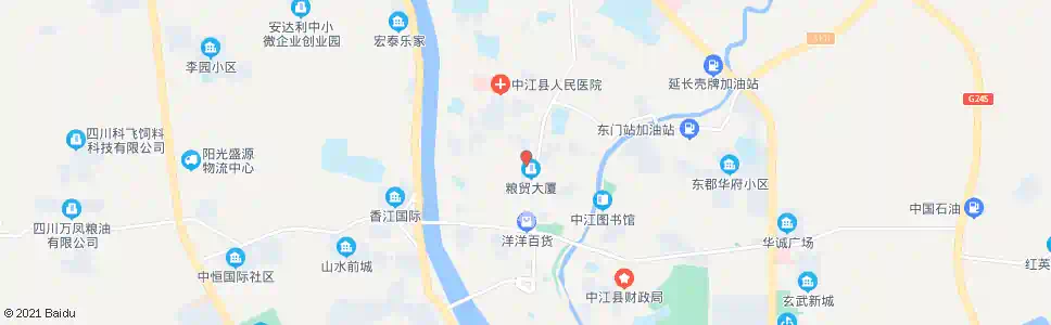 德阳人民东路_公交站地图_德阳公交_妙搜公交查询2025