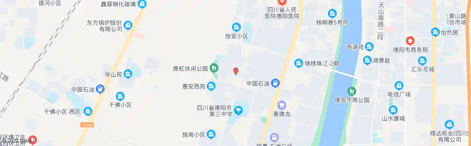 德阳华西宾馆_公交站地图_德阳公交_妙搜公交查询2025