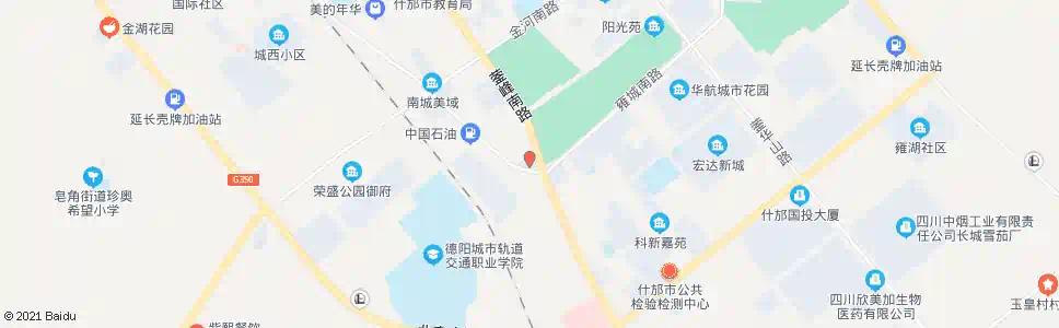 德阳宜园宾馆_公交站地图_德阳公交_妙搜公交查询2025