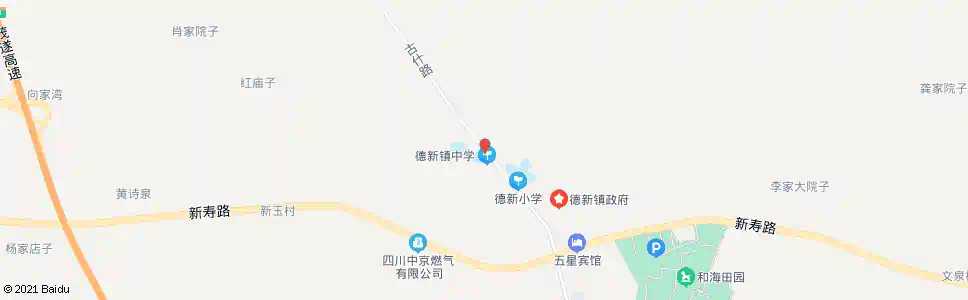德阳德新中学_公交站地图_德阳公交_妙搜公交查询2025
