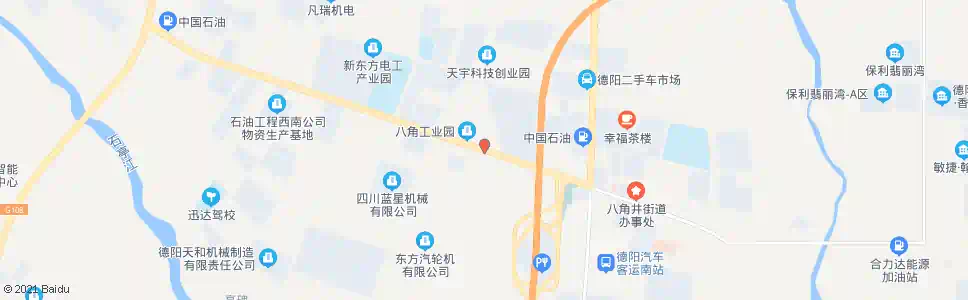 德阳东汽新厂区_公交站地图_德阳公交_妙搜公交查询2025