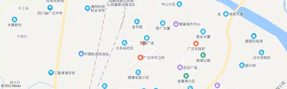 德阳西湖路韶山路口_公交站地图_德阳公交_妙搜公交查询2025