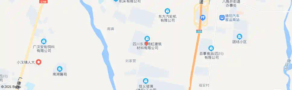德阳东汽八号门_公交站地图_德阳公交_妙搜公交查询2025