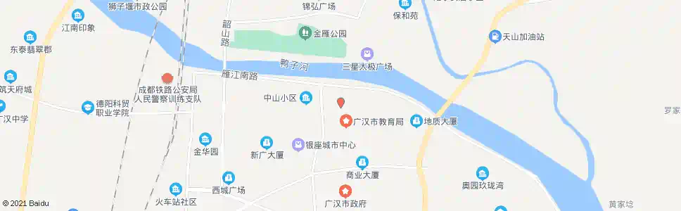 德阳雒城三中_公交站地图_德阳公交_妙搜公交查询2025